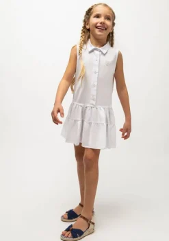 Clearance Vestido Camisero De Niña Blanco Vestidos De Verano|Vestidos