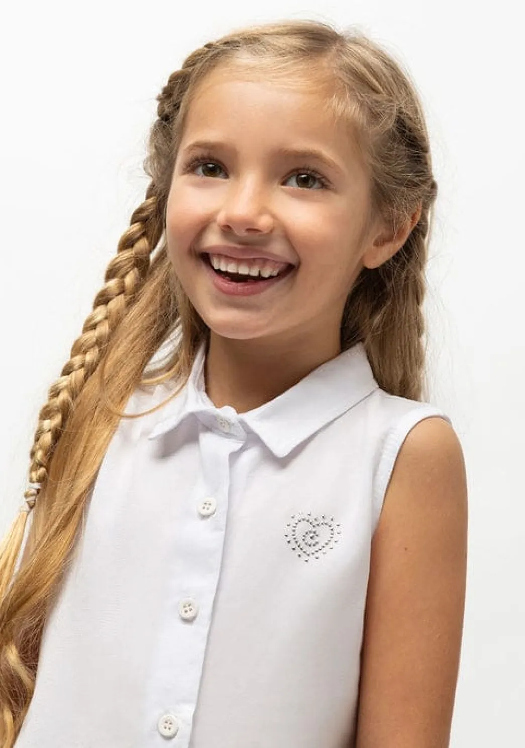Clearance Vestido Camisero De Niña Blanco Vestidos De Verano|Vestidos