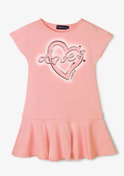 Sale Vestido De Niña Corazón Naranja Vestidos De Verano|Vestidos