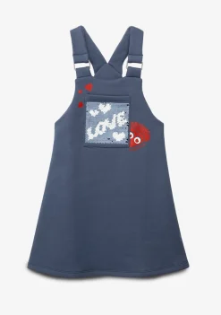 Discount Vestido De Niña Pichi Lentejuelas Corazón Gris Vestidos Sudadera|Vestidos