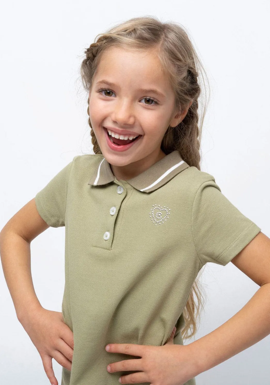 Cheap Vestido De Niña Polo Kaki Vestidos De Verano|Vestidos