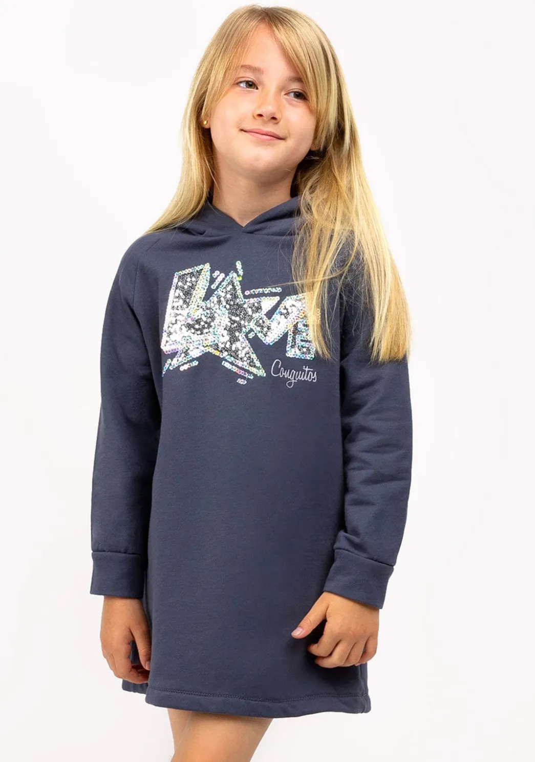 Cheap Vestido De Niña Sudadera Marengo Vestidos Sudadera|Vestidos