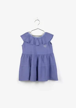 Best Sale Vestido De Niña Volante Azul Vestidos De Verano|Vestidos