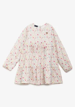 Best Sale Vestido Estampado Flores Beige Vestidos