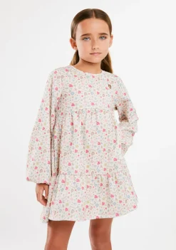 Best Sale Vestido Estampado Flores Beige Vestidos