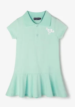 Fashion Vestido Polo Menta Niña Vestidos De Verano|Vestidos