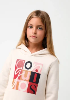Best Sale Vestido Sudadera De Niña Beige Vestidos Sudadera|Vestidos