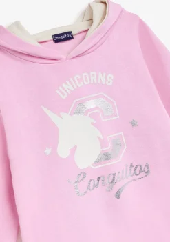 New Vestido Sudadera Unicornio Rosa Vestidos Sudadera|Vestidos
