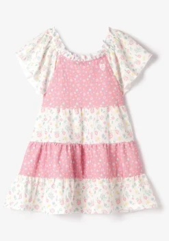 Fashion Vestido Volantes Flores Vestidos De Verano|Vestidos