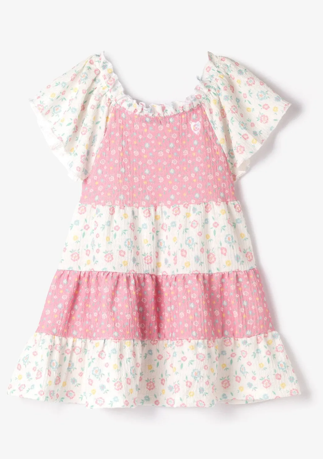 Fashion Vestido Volantes Flores Vestidos De Verano|Vestidos