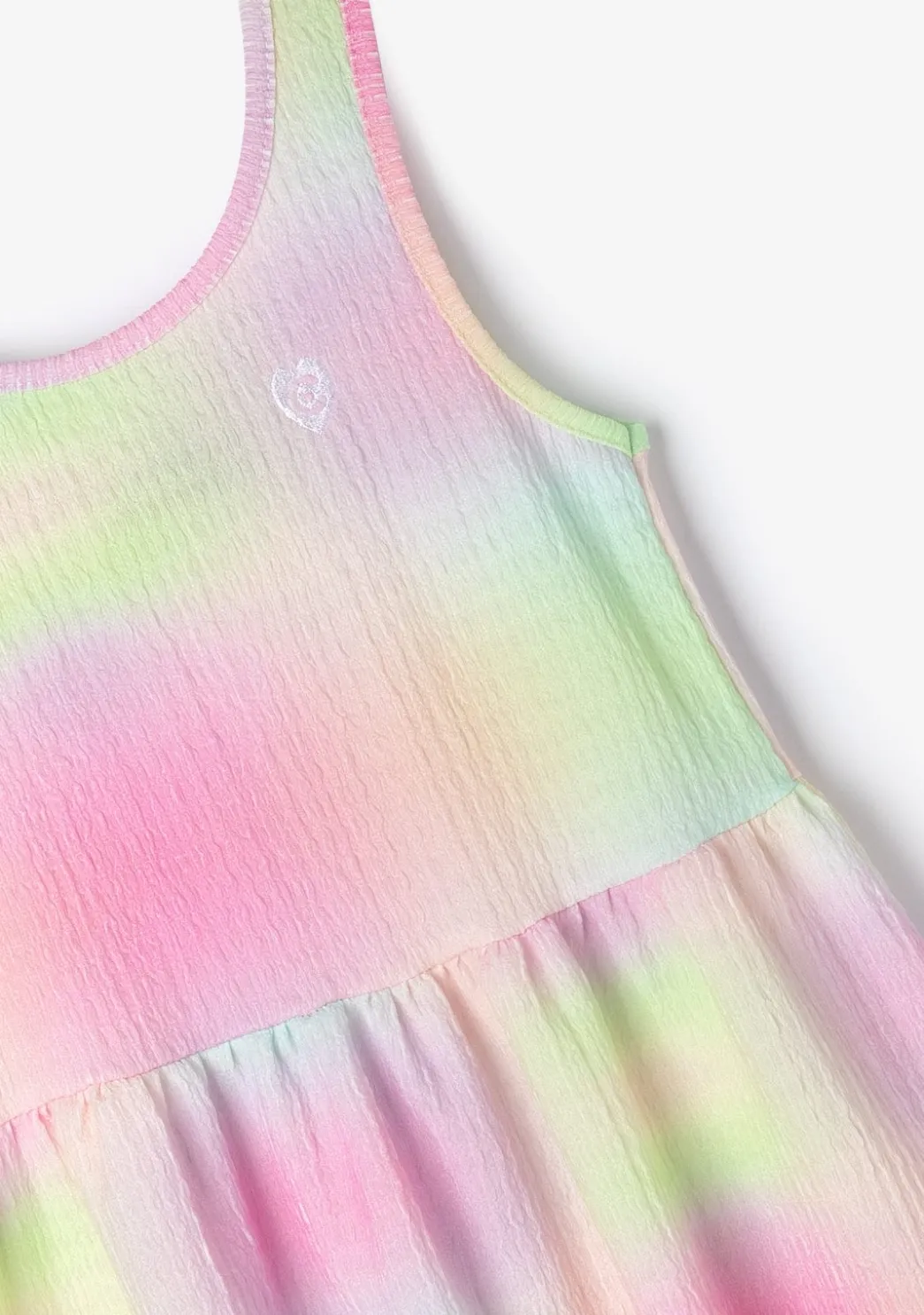 New Vestido Volantes Tie Dye Vestidos De Verano|Vestidos