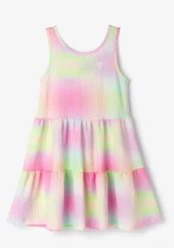 New Vestido Volantes Tie Dye Vestidos De Verano|Vestidos