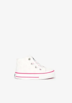 Hot Zapatilla Alta De Bebé Solar Blanco Zapatillas|Zapatillas
