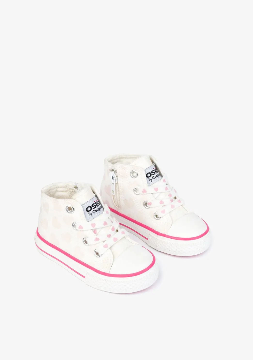 Hot Zapatilla Alta De Bebé Solar Blanco Zapatillas|Zapatillas