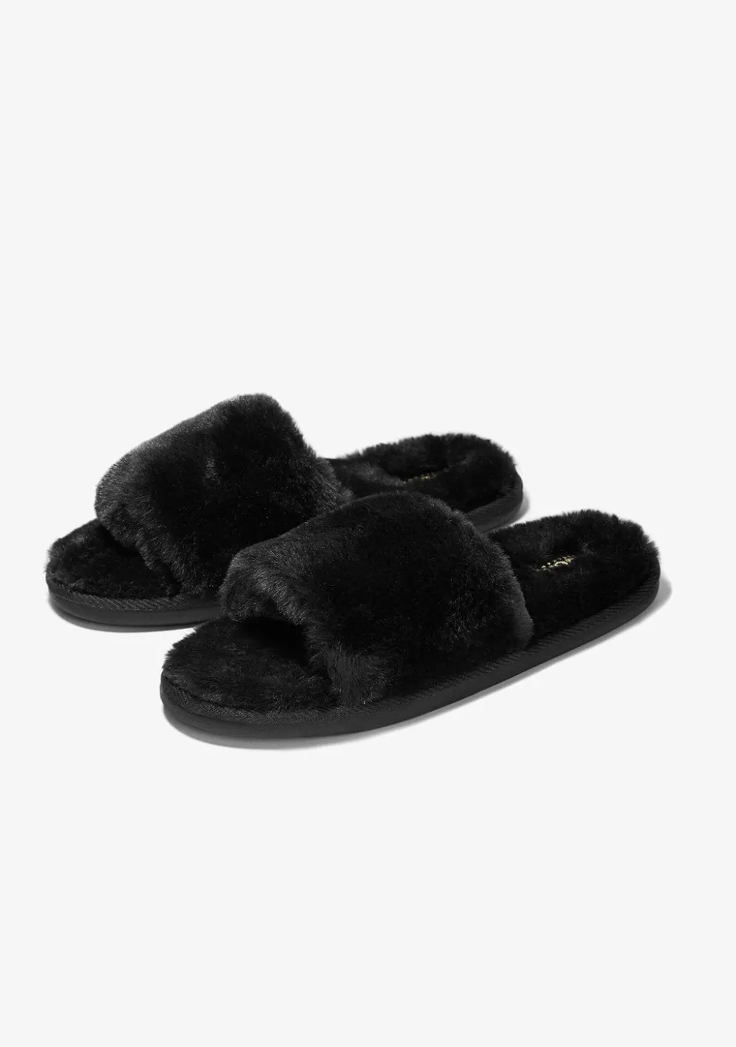 Best Zapatilla De Casa Con Punta Abierta Negro Zapatillas De Casa|Zapatillas De Casa