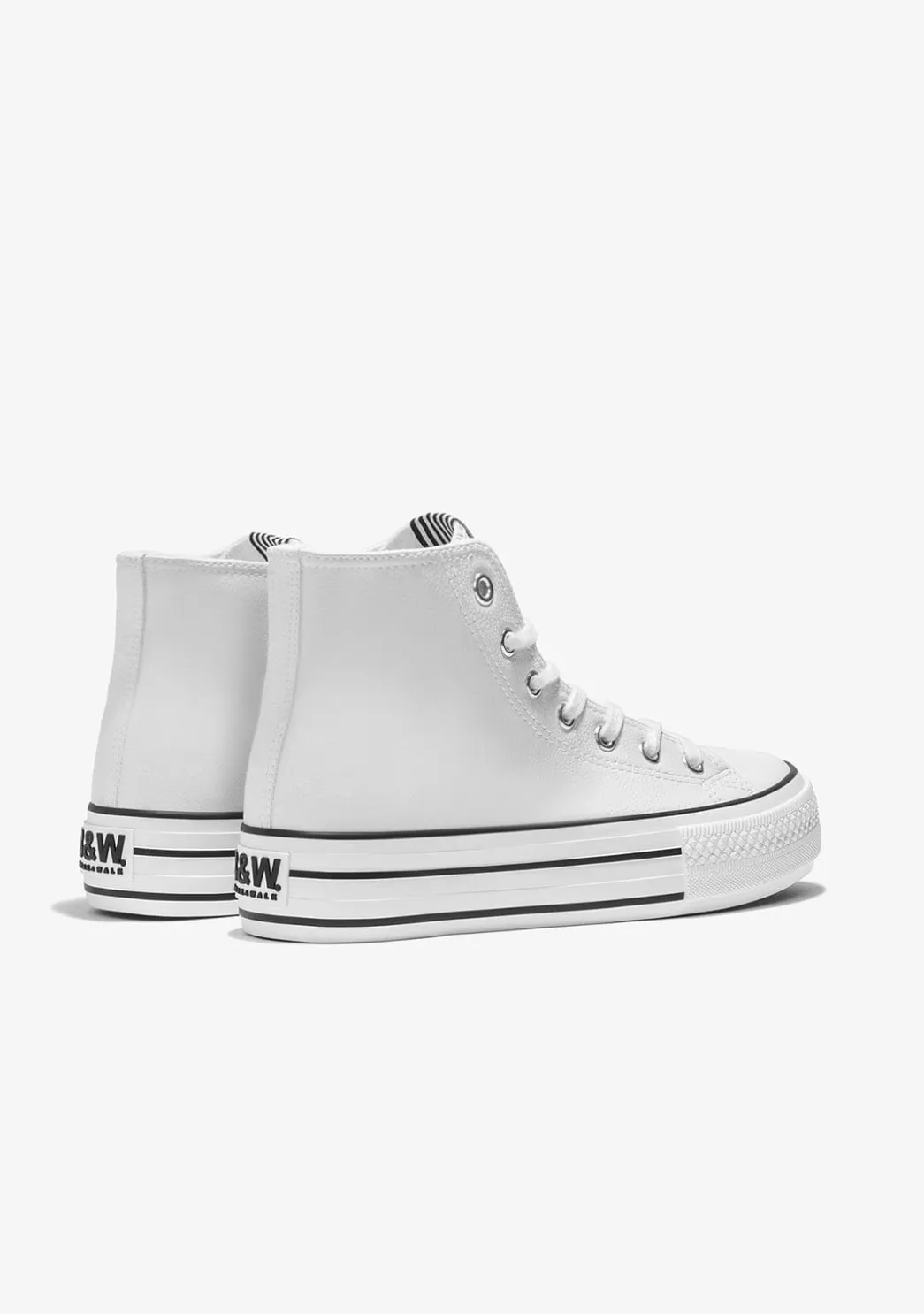 Best Zapatillas Abotinadas Plataforma Blanco Zapatillas