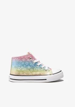 Cheap Zapatillas Altas Brillo En La Oscuridad Multicolor Zapatillas|Zapatillas