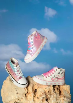 Cheap Zapatillas Altas Brillo En La Oscuridad Multicolor Zapatillas|Zapatillas