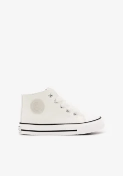 Outlet Zapatillas Altas Charol Blanco Zapatillas|Zapatillas