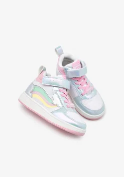 Clearance Zapatillas Altas Con Luces Arcoíris Multicolor Zapatillas Con Luces|Zapatillas