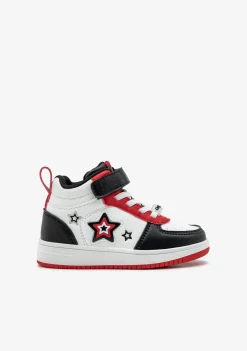 Online Zapatillas Altas Con Luces Estrellas Negro Zapatillas Con Luces|Zapatillas