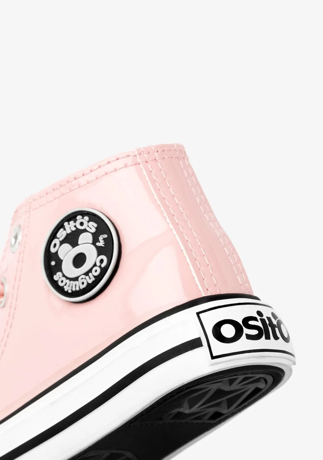 Cheap Zapatillas Altas De Bebé Charol Rosa Zapatillas|Zapatillas