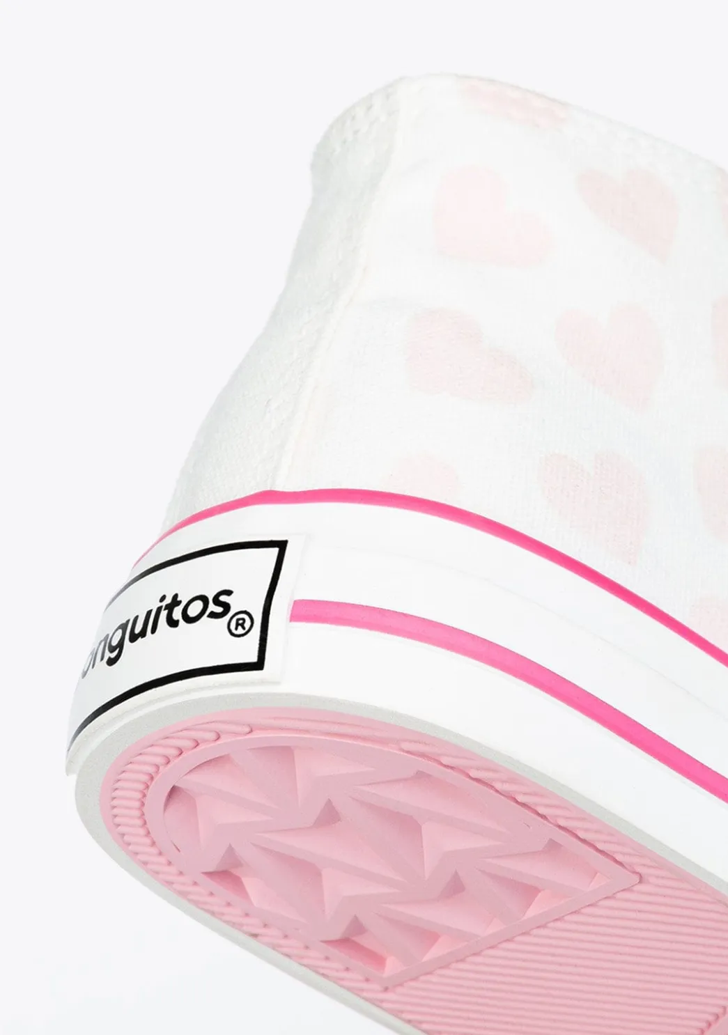 Best Sale Zapatillas Altas De Niña Solares Blanco Zapatillas