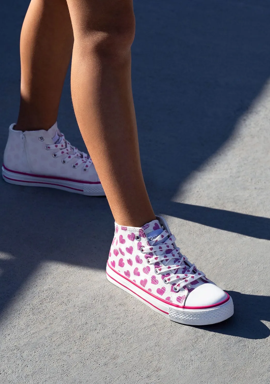 Best Sale Zapatillas Altas De Niña Solares Blanco Zapatillas