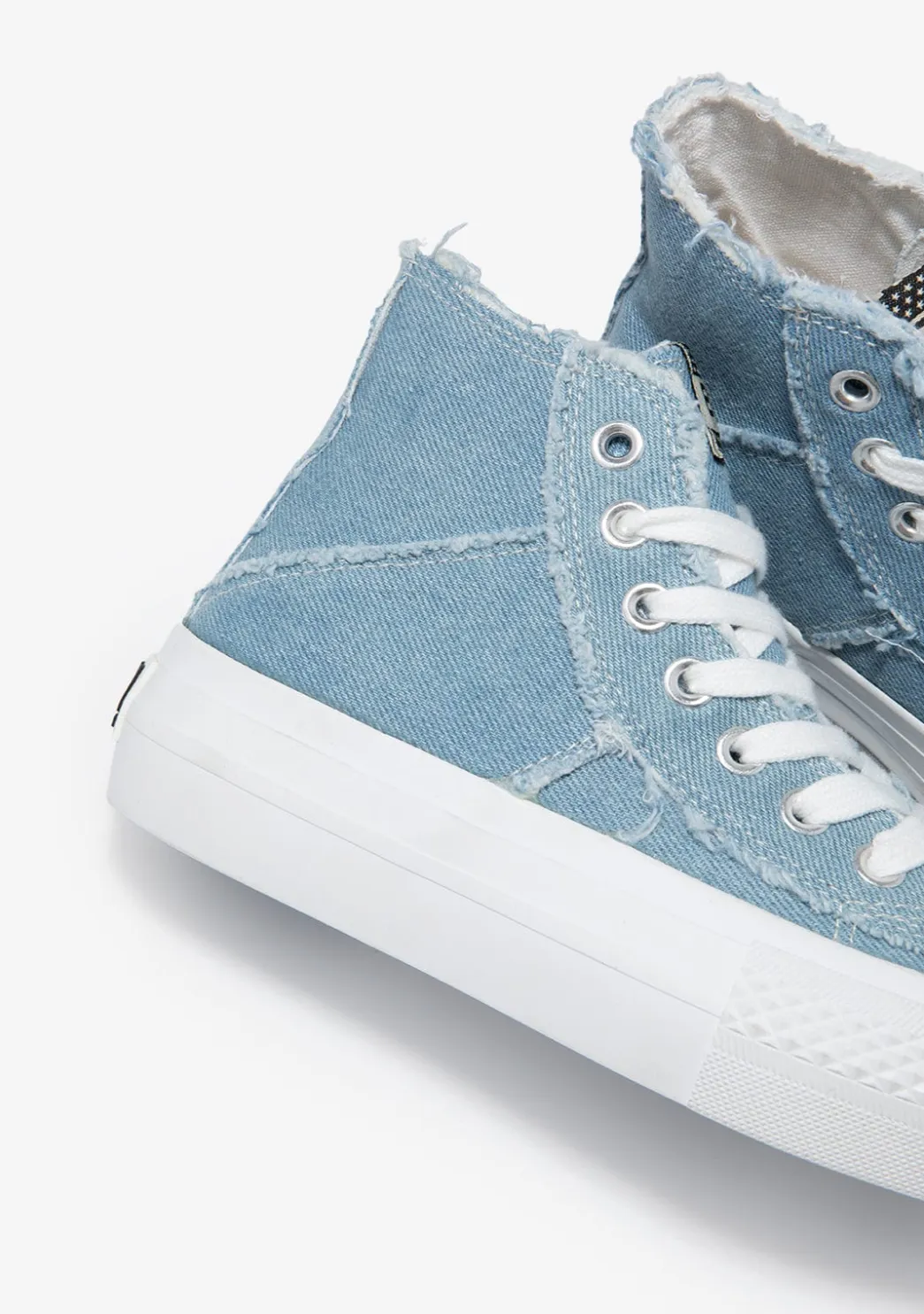 Cheap Zapatillas Altas Denim B&W Zapatillas|Zapatillas