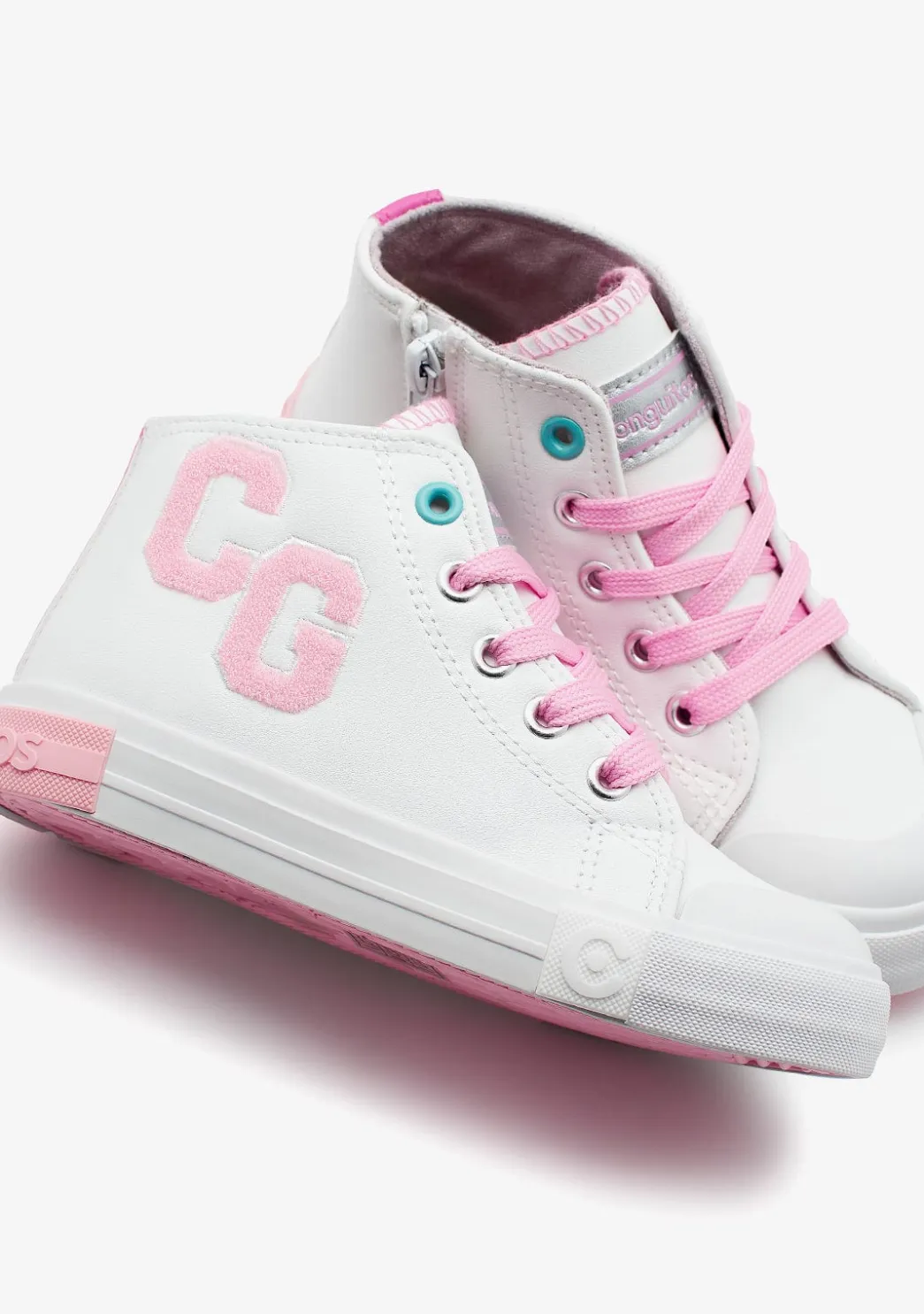 Best Sale Zapatillas Altas Letras Blanco Zapatillas
