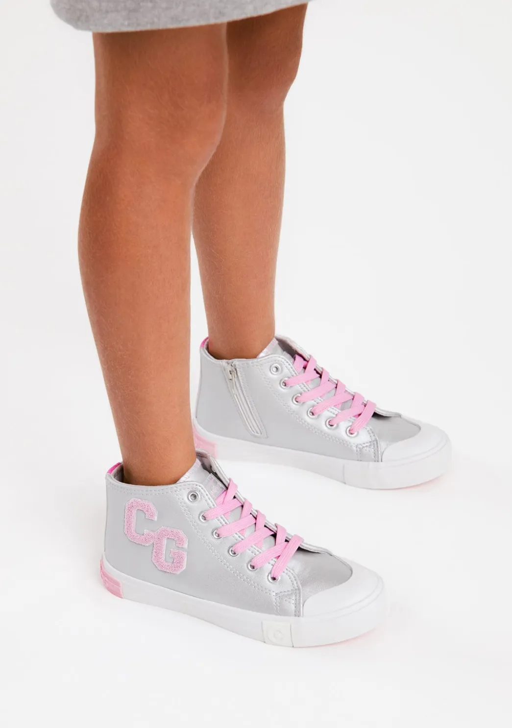 Best Zapatillas Altas Letras Plata Zapatillas|Zapatillas