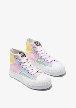 Best Sale Zapatillas Altas Patchwork Multi B&W Zapatillas|Zapatillas