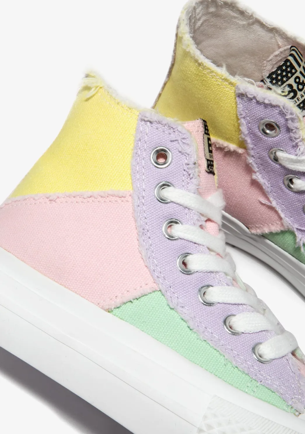 Best Sale Zapatillas Altas Patchwork Multi B&W Zapatillas|Zapatillas