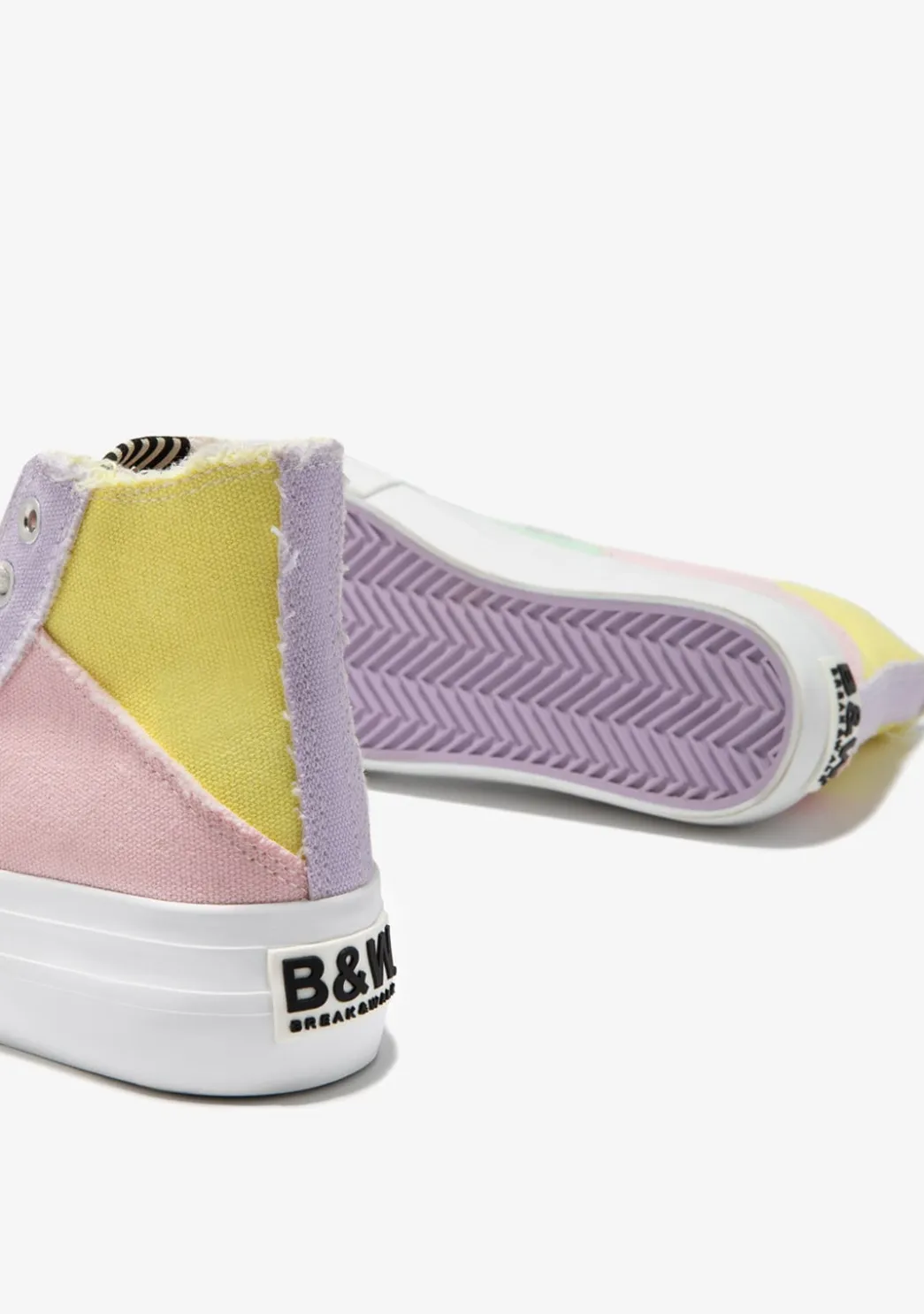 Best Sale Zapatillas Altas Patchwork Multi B&W Zapatillas|Zapatillas