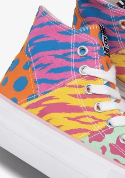 Online Zapatillas Altas Patchwork Multicolor B&W Zapatillas|Zapatillas
