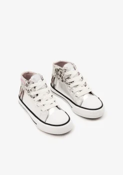 Flash Sale Zapatillas Altas Patchwork Plata Zapatillas|Zapatillas