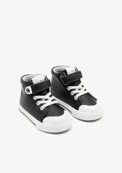 Sale Zapatillas Altas Respetuosas Negro Zapatillas|Primeros Pasos - Respetuoso