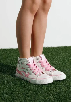 Hot Zapatillas Altas Unicornio Blanco Zapatillas