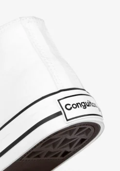 Shop Zapatillas Altas Unisex Basic Lona Blanco Zapatillas|Zapatillas