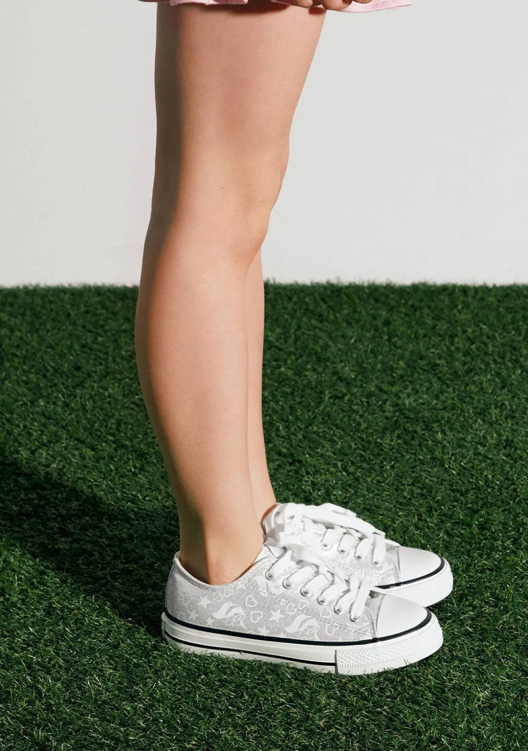 Outlet Zapatillas Brillo En La Oscuridad Plata Zapatillas