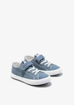 Fashion Zapatillas Cordones Elásticos Denim Zapatillas|Zapatillas