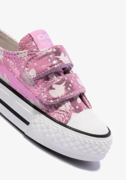 Cheap Zapatillas De Bebé Brillo En La Oscuridad Lona Rosa Zapatillas|Zapatillas