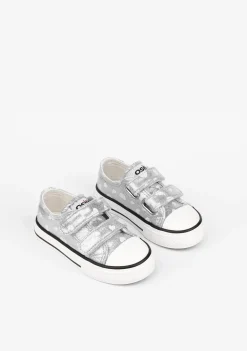 Online Zapatillas De Bebé Brillo En La Oscuridad Plateada Zapatillas|Zapatillas