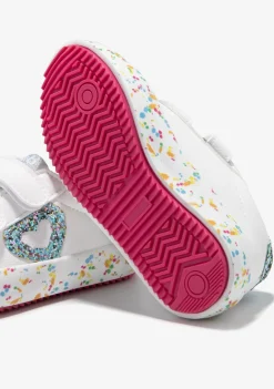 Best Zapatillas De Bebé Confeti Glitter Blanco Zapatillas|Zapatillas