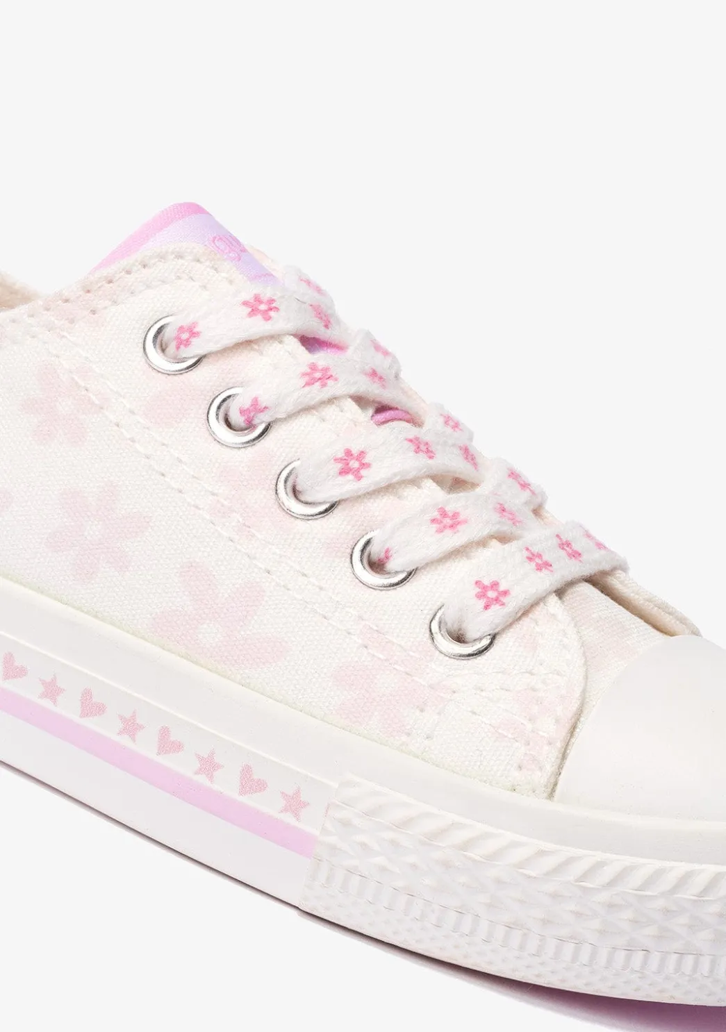Best Sale Zapatillas De Niña Solar Lona Blanco Zapatillas