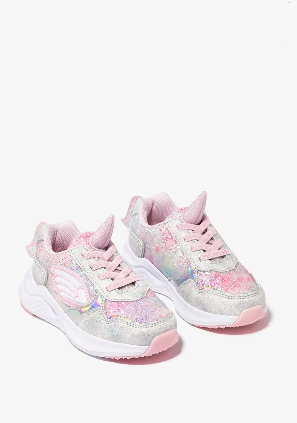 Discount Zapatillas De Niña Unicornio Con Luz Metalizado Blanco Zapatillas Con Luces|Zapatillas
