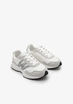 Clearance Zapatillas Glitter Blanco B&W Zapatillas|Zapatillas