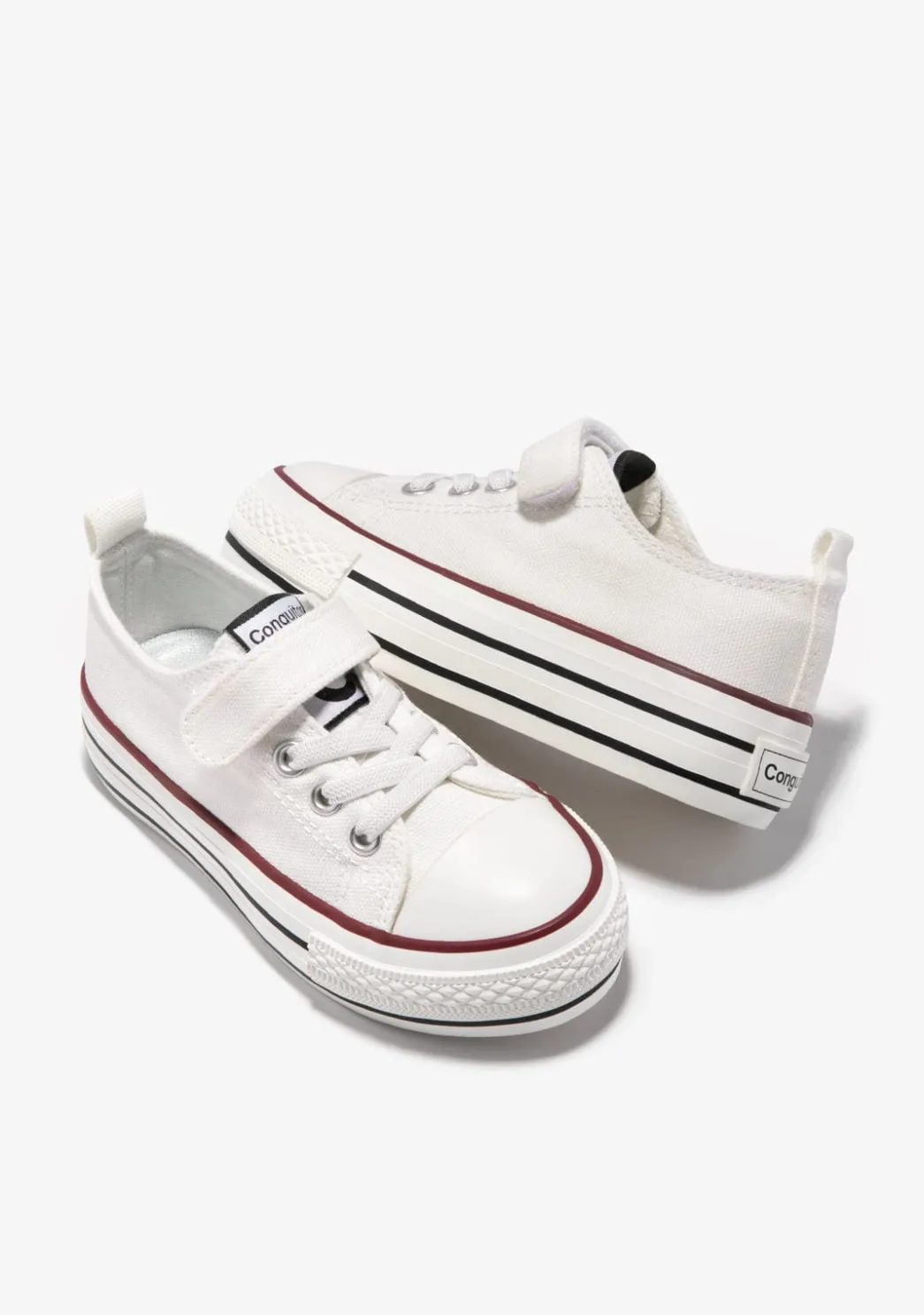 Discount Zapatillas Lona Plataforma Blanco Zapatillas|Zapatillas