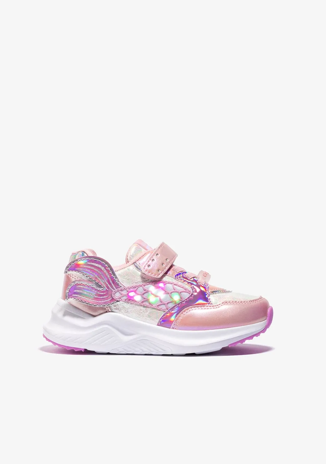 Store Zapatillas Sirena Elástico Con Luz Rosa Zapatillas Con Luces|Zapatillas