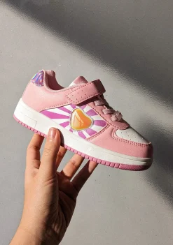 Fashion Zapatillas Solares Corazón Con Luces Rosa Zapatillas Con Luces|Zapatillas